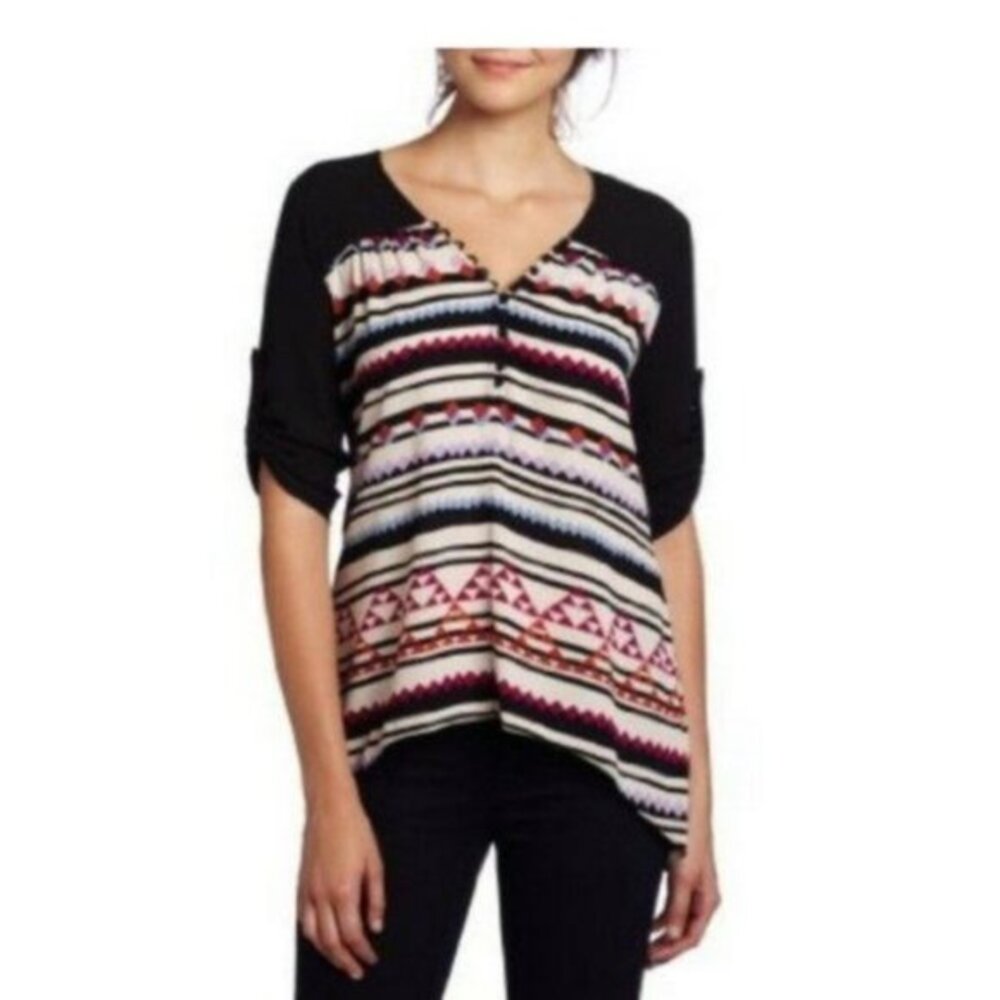 XS Bright Raspberry Crystal Blouse BCBGMAXAZRIA‎